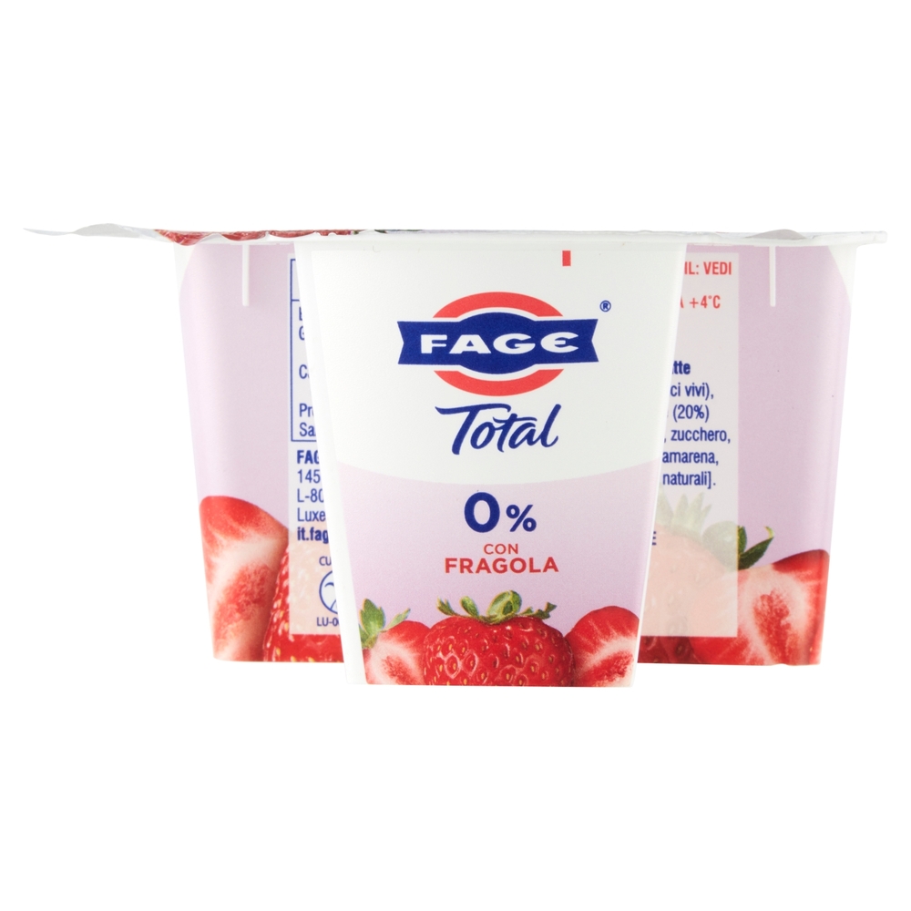 Total Yogurt 0% Grassi con Fragola, 150 g